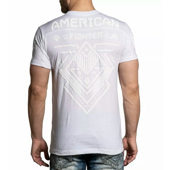 AMERICAN FIGHTER Men's T-Shirt S/S CRYSTAL RIVER - Picture 2 of 9